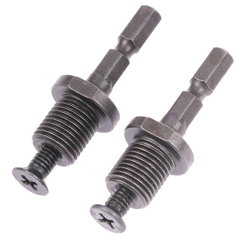 10mm/13mm 1/2 20UNF Hexagon Connecting Rod Adapter Hex Male Thread Screw Drilling Bits Accessory For Drill Chuck