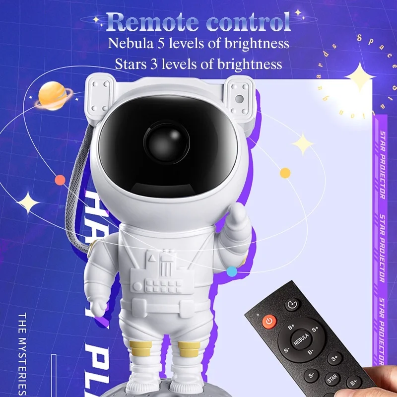 Astronaut shape: starry sky lights, astronaut projection lights, starry sky atmosphere lights, astronaut ornaments