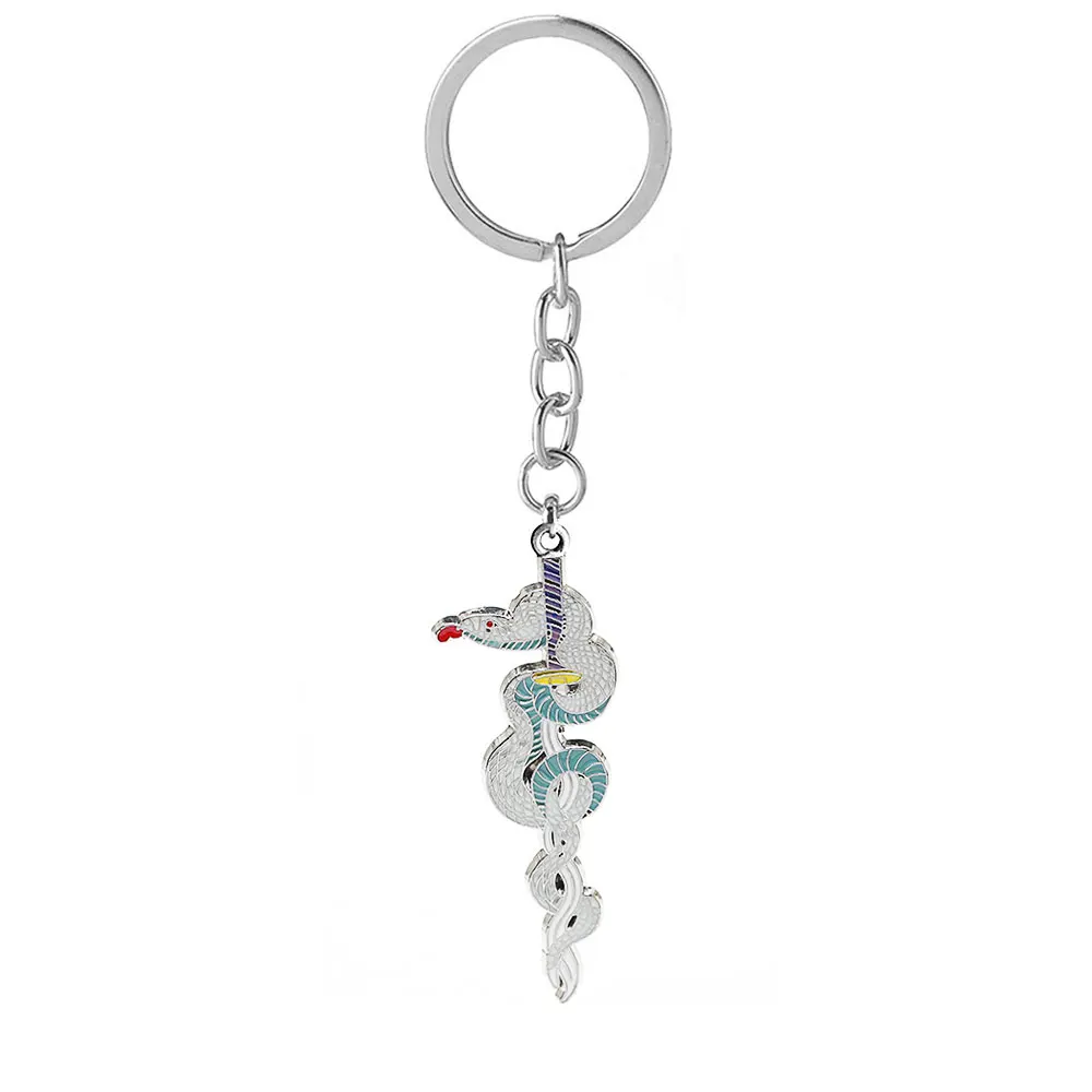 15 Styles Anime Ghost Kill Keychain Rengoku Kyoujurou Sword Pendant Keyrings For Fans Cosplay Souvenir Props Jewelry Gift