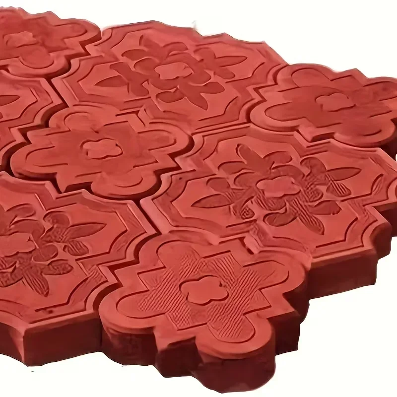 Top-quality Concrete Stepping Stone Mold Upgraded,Cement Paver Mold for Garden Yard,Reusable Plastic Stone Maker for WalkwayPath
