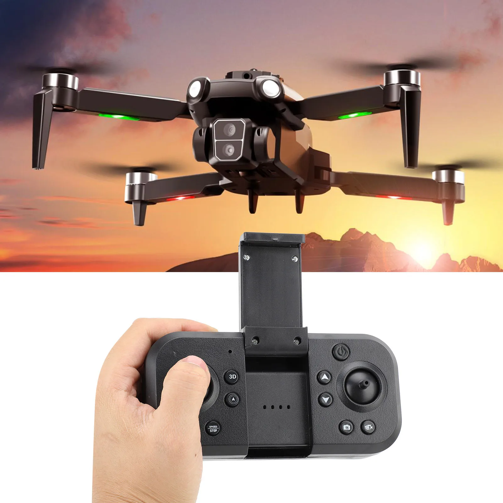 S119 Drone Remote Control Quadcopter Adjustable WiFi Function Profesional 4K Dual Camera RC Drone Auto Hovering RC Quadcopter