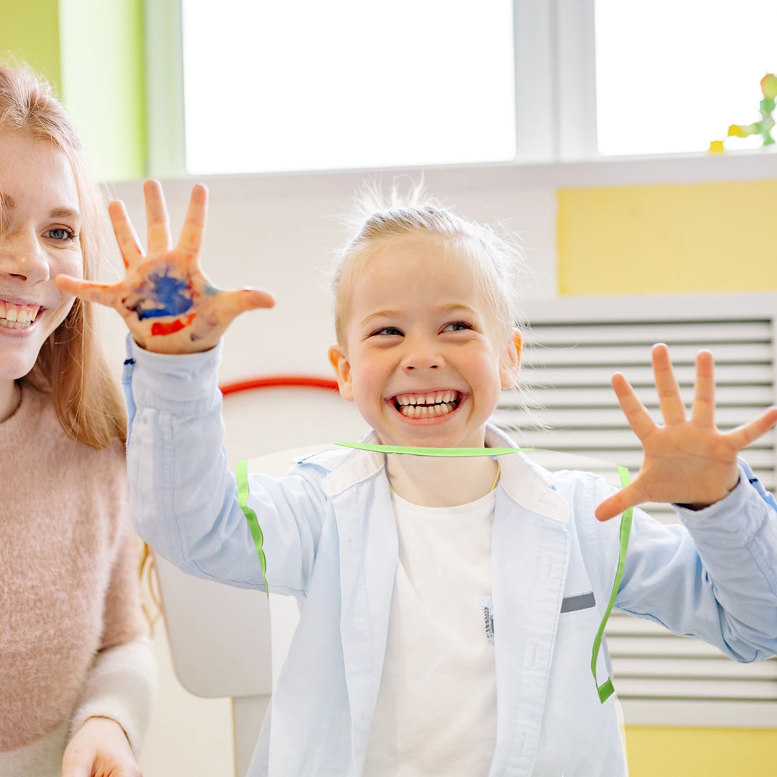 

1pc Waterproof Children Painting Apron Art Smock Baby Feeding Transparent Multifunctional Diy School Art Clothes Kids Accessory