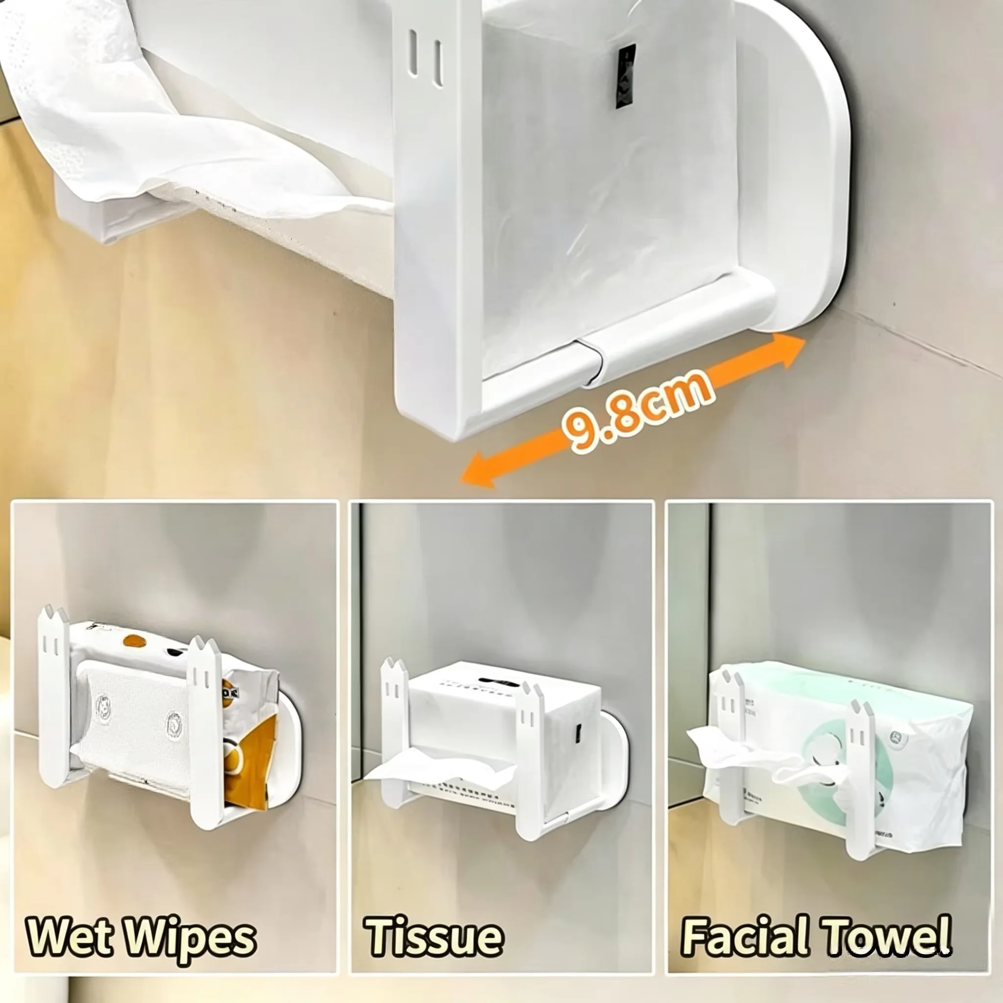 No Drill Wall Mount WiFi Router Storage Organizer Shelf Adhesive Power Strip Fix Bracket Modem TV Box Cable Management Holder image 4
