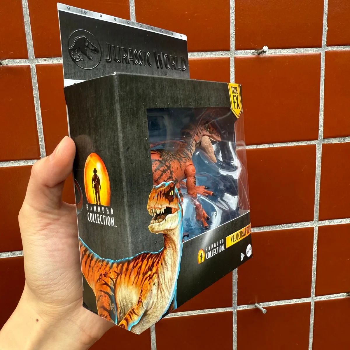 Mattel Jurassic World Hammond Collection Atrociraptor Tiger Dinosaur Action Figure, 13 Points Articulation JDJ09 view 4