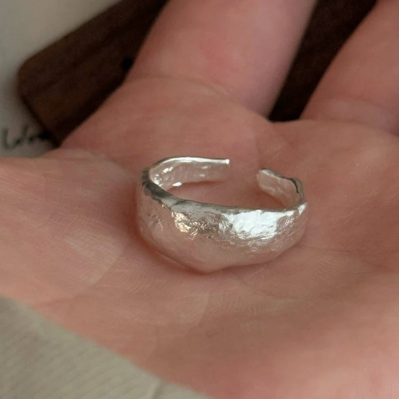 GANPUP Einfache Unregelmäßige Wellenförmige Linien Verstellbare Fingerringe für Frauen Süße Mode Neuer Ring Schmuck Geschenk Party anillos mujer – Detail 4