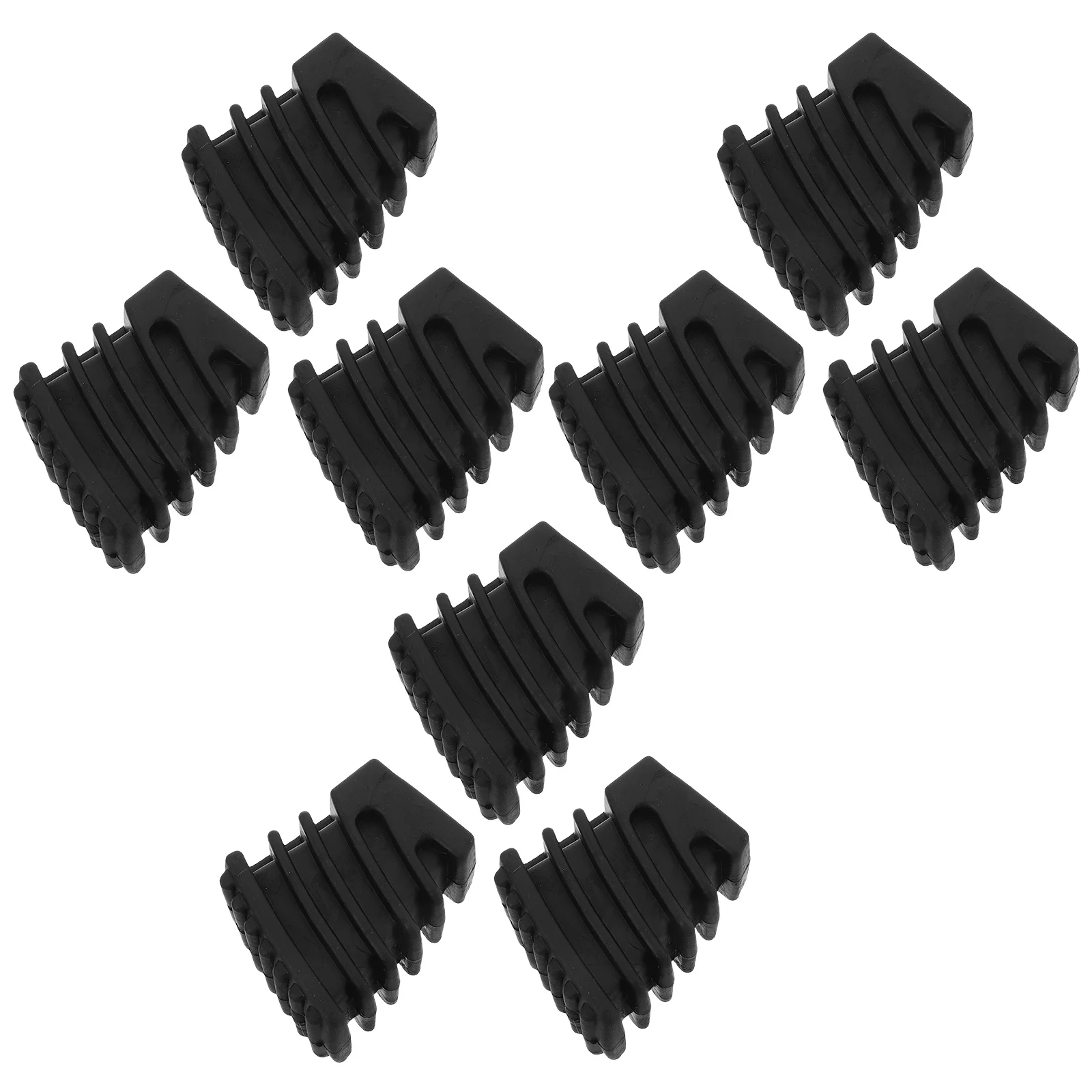 

9Pcs Black Drum Foot Pads Anti Slip Stable Durable Drum Leg Protectors Percussion Accessories for Practice Performance
