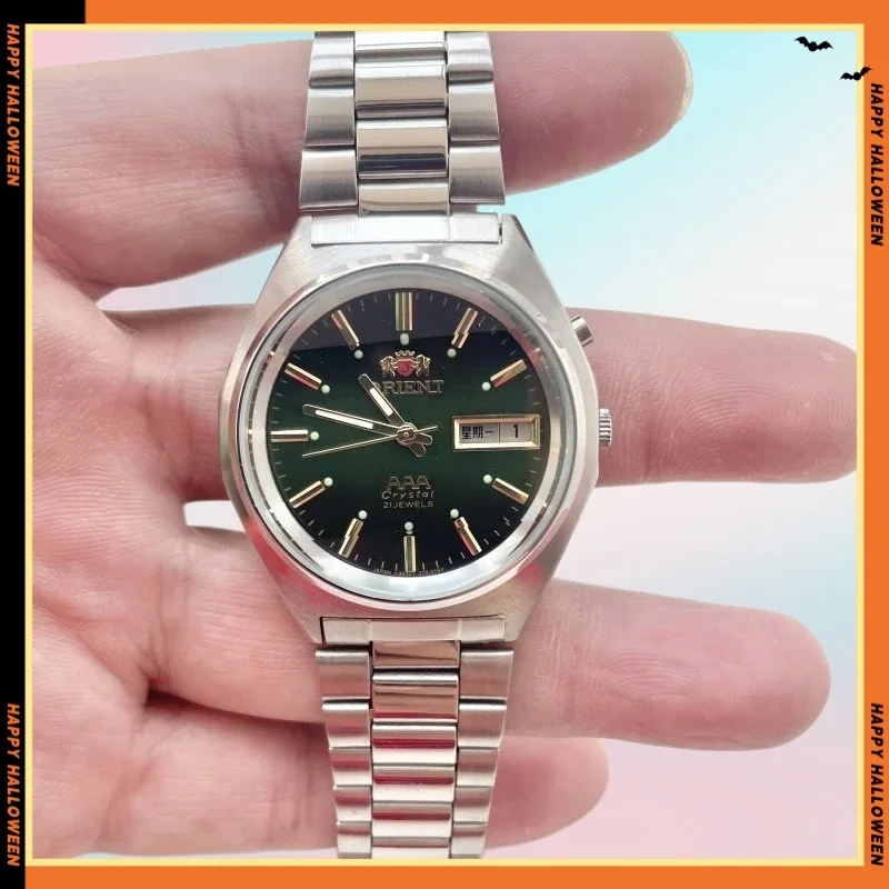 

Мужские механические часы Orient с японским механизмом, ультратонким циферблатом из нержавеющей стали 3A, полным функционалом и мировым временем