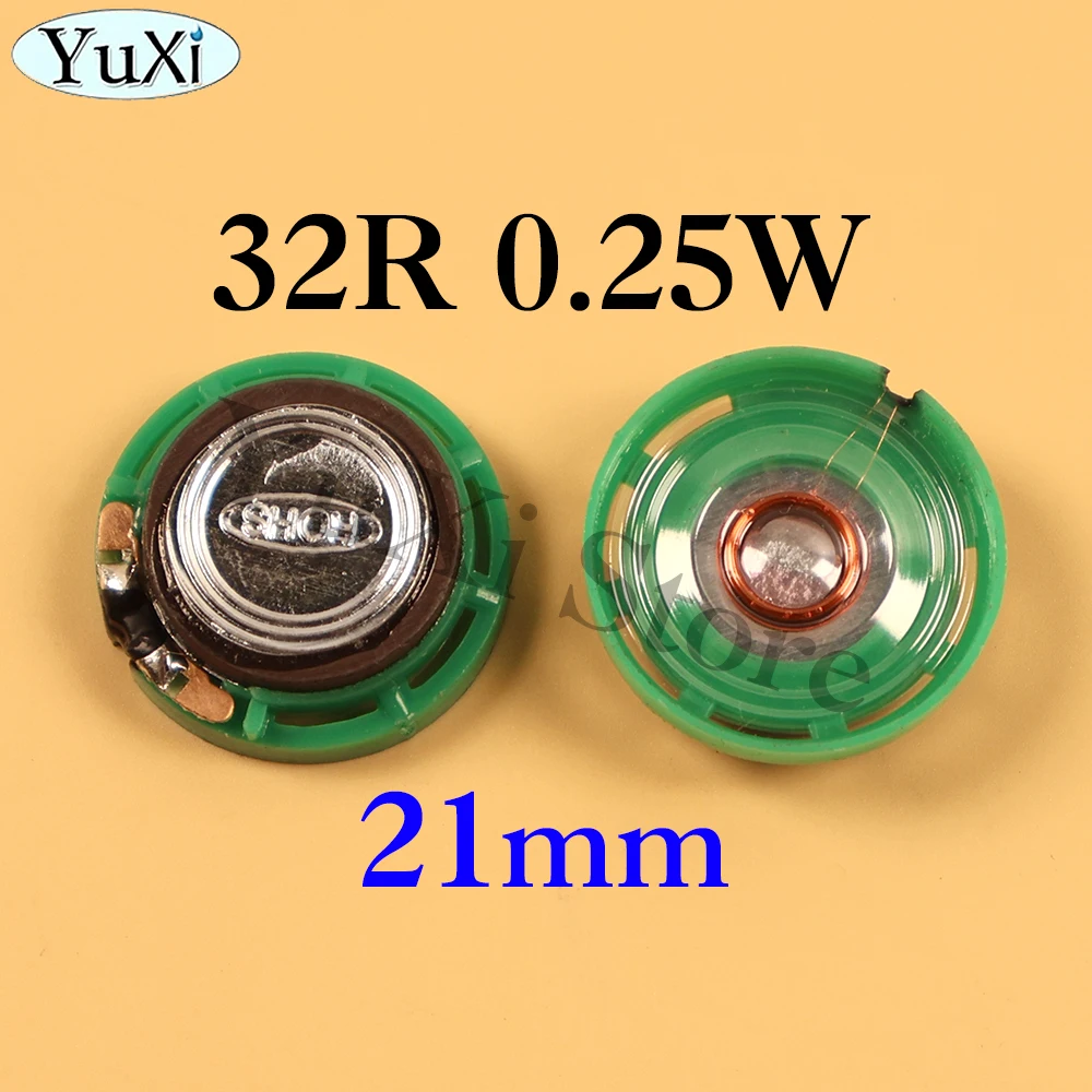 2Pcs 32R 0.5W 0.25W 32 Ohm Horn Speakers 21mm-29mm