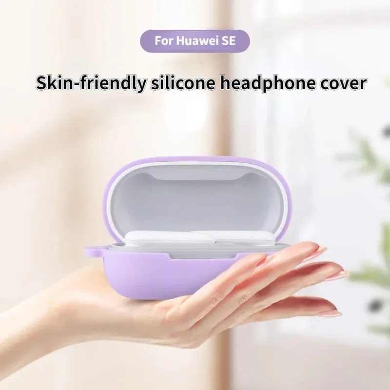 

Full Protection soft Silicone Protective Case Fully Covered Portable Silicone Earphone Case Headset Cover for Huawei Freebuds SE