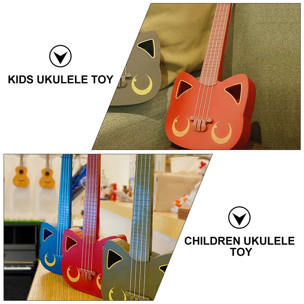 Simulation Ukulele Kid Toy Child Funny Simulated Guitar Musical Instrument Plaything Cartoon for Children Instruments