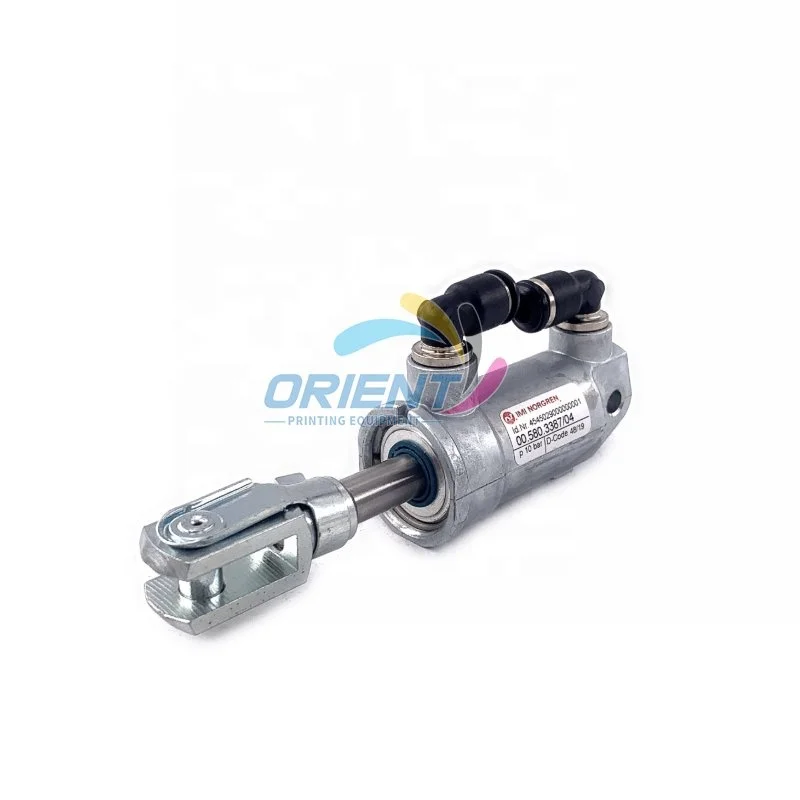 Original New 00.580.3387 4545029000000001 Pneumatic Cylinder for Heidelberg SM74 PM74 Inking Unit Washup Device Offset Printers