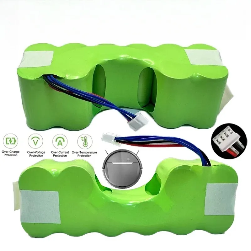 Batería recargable Ni-MH de 12V y 6800mah para ECOVACS DE55 DE5G DM88 DD35 DG710 DG716 902 901 610 accesorio de batería para aspiradora