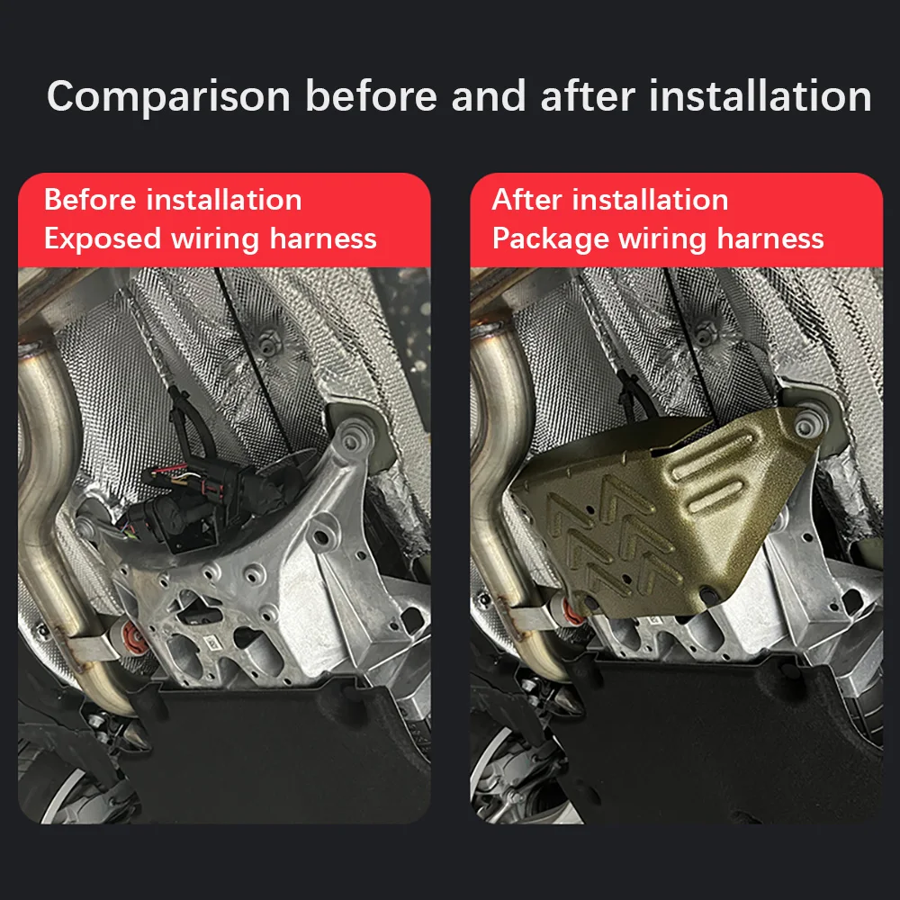 For Audi 19- 24 A6C8 chassis shield The new C8A7L retrofits and upgrades the engine line lower shield