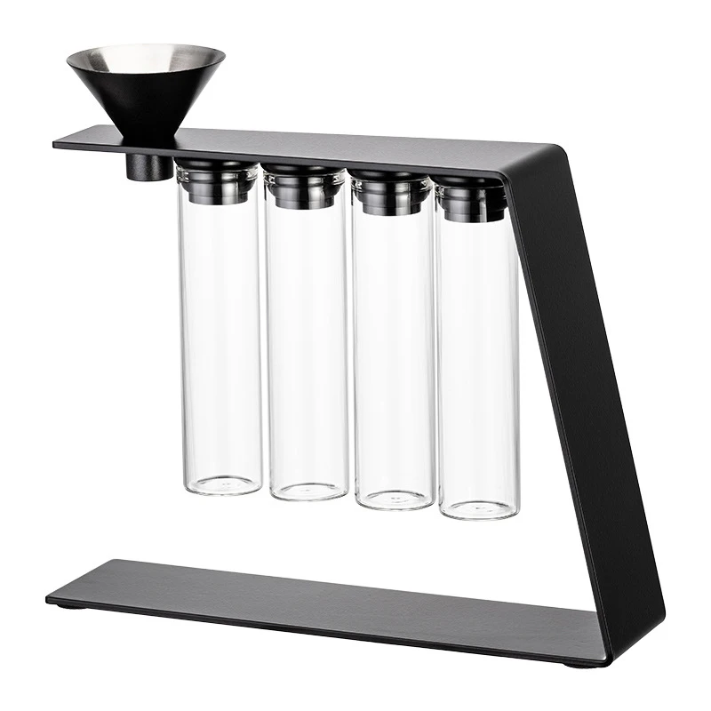 

Магнитная подставка для кофейных зерен в форме пробирки, герметичная прозрачная банка для хранения с односторонним выпускным клапаном, аксессуар для кофейного бара