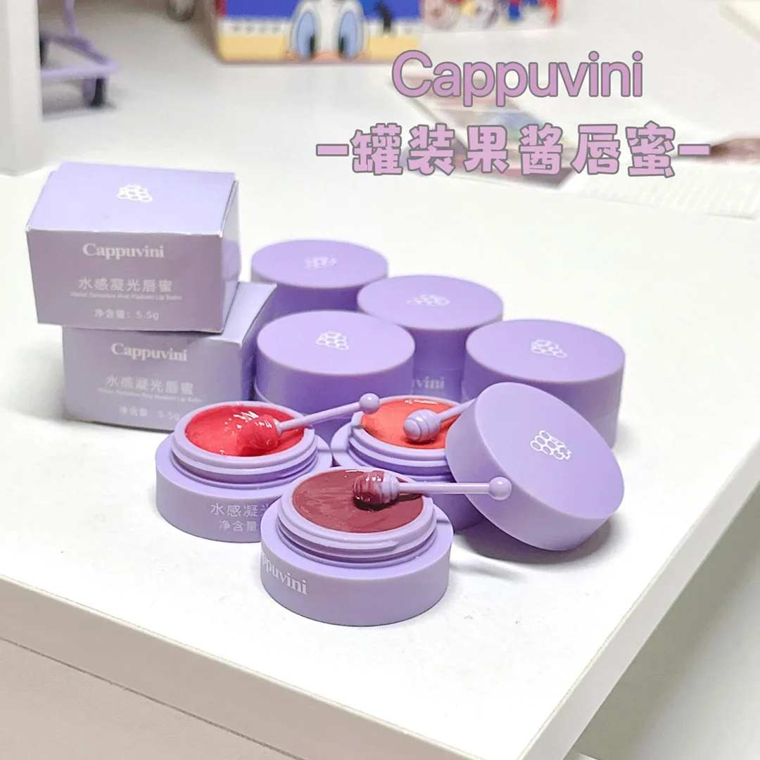 CAPPUVINI Grape Lipgloss Gekleurde Lipstick Lip Glaze Mirror Waterige Nude Lipgloss