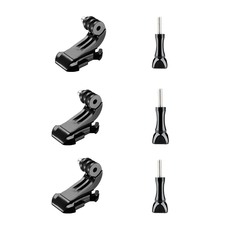 J Hook Buckle For Gopro Hero 9 8 7 6 5 4 Torso Belt Helmet Mount Base Yi 4 K SJCAM SJ4000 Wifi Action Camera Accessories