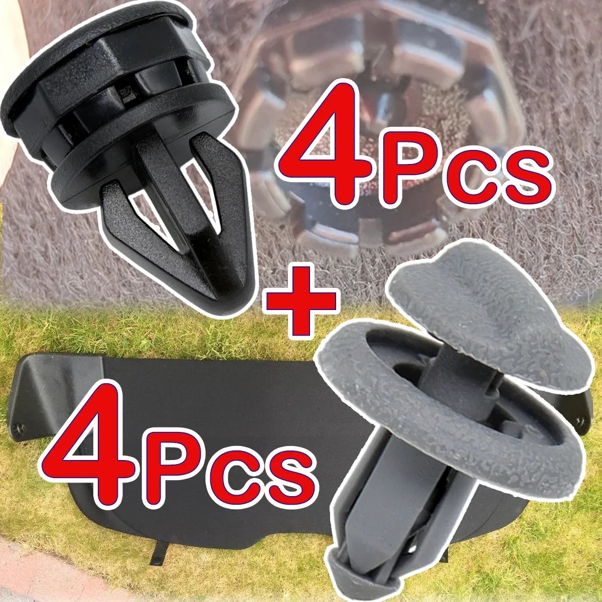 4X For Nissan Juke F15 Parcel Shelf Clip Trunk Button Luggage Hanger Hook Boot Interior Fastener Rear Fastening Brackets Parts