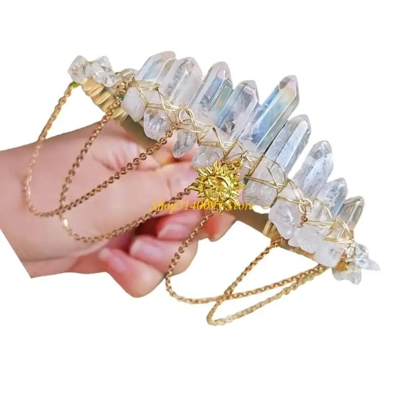

DXAE Girl Tiaras Crowns Headbands Wedding Costume Headwear Pageant Queen Parties