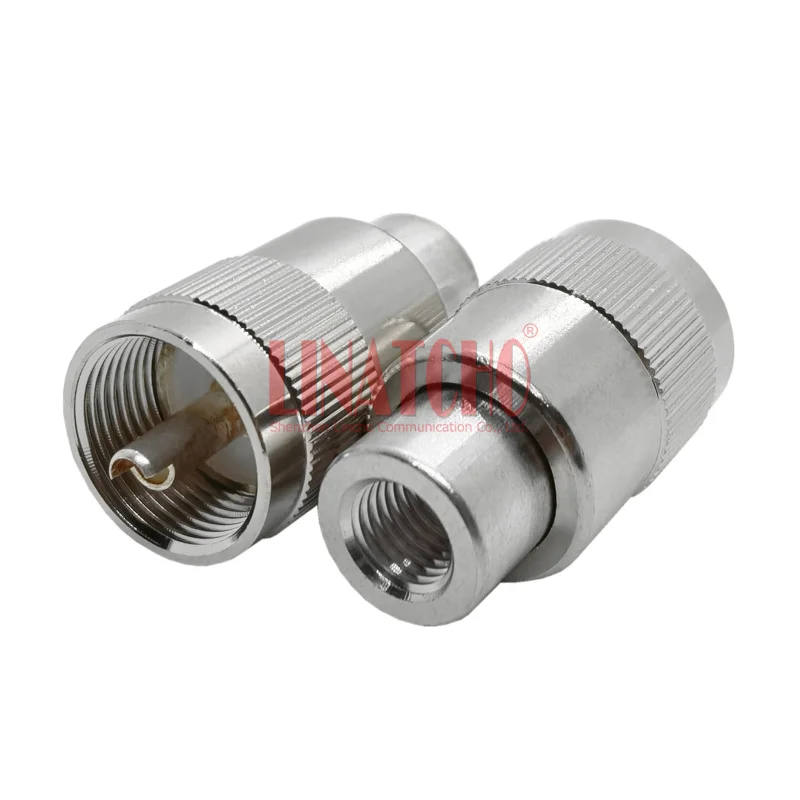 RF 5D-FB LMR300 SYWV-50-5 SYV-50-5 Coaxial Cable Copper Nickel Plated PL259 UHF M Male Connector