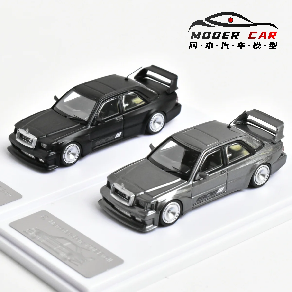 

Модель автомобиля BSC 1:64 190E EVO W201 под давлением