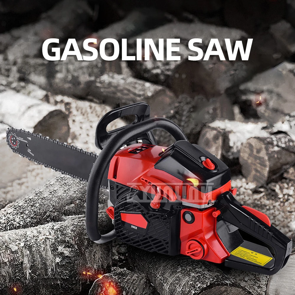 Multi-functional household chain saw gasoline chain saw logging chain saw portable small garden tools High Power