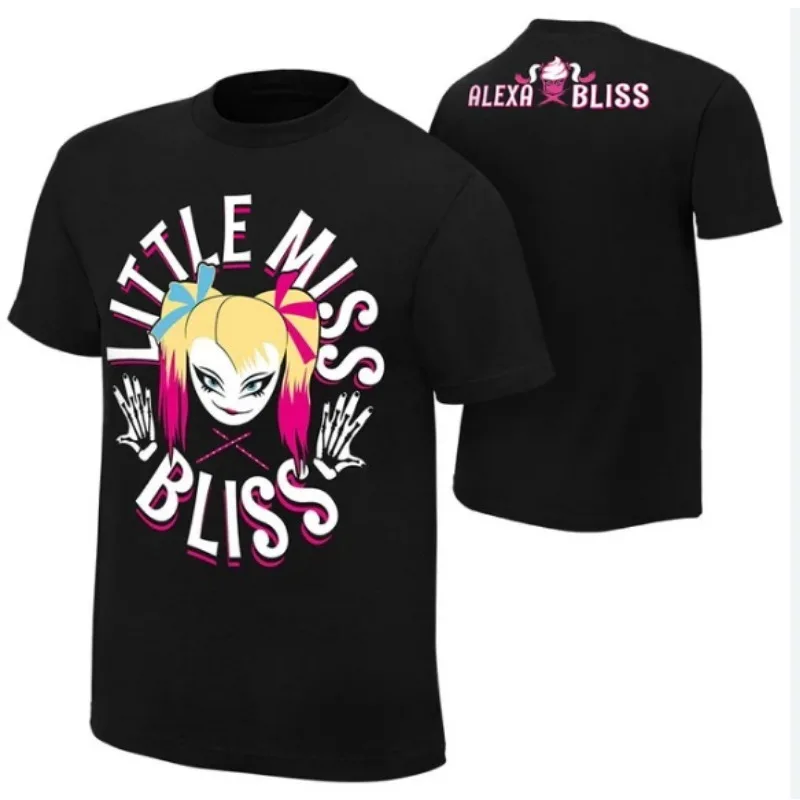 Alexa Bliss Merch 2026 T-shirt unisexe pour hommes, hauts à manches courtes, vêtements à la mode, hauts décontractés Y2K