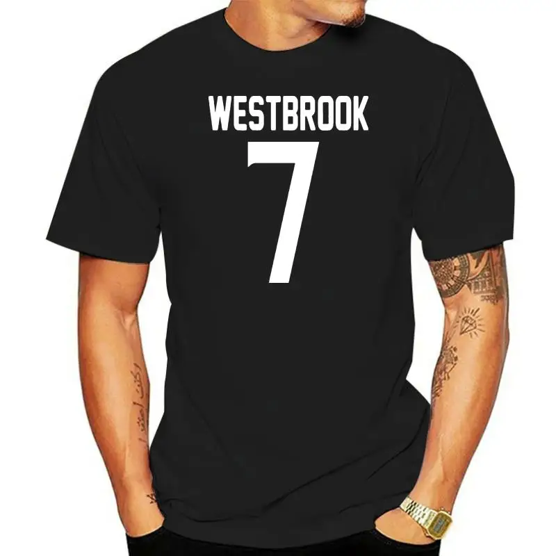 USA Mens Basketball Russell Westbrook # 7  Front and Back Mens Tee Shirt 1438