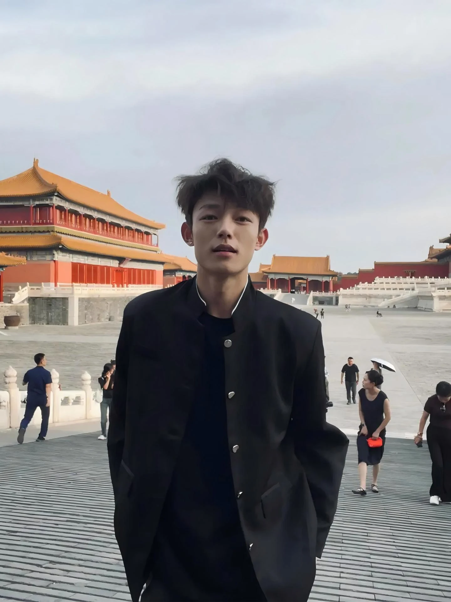 

Новый китайский мужской костюм с воротником-стойкой на осень-зиму Jaet High Sensation DK orm Косплей College Sle Японский западный костюм ...