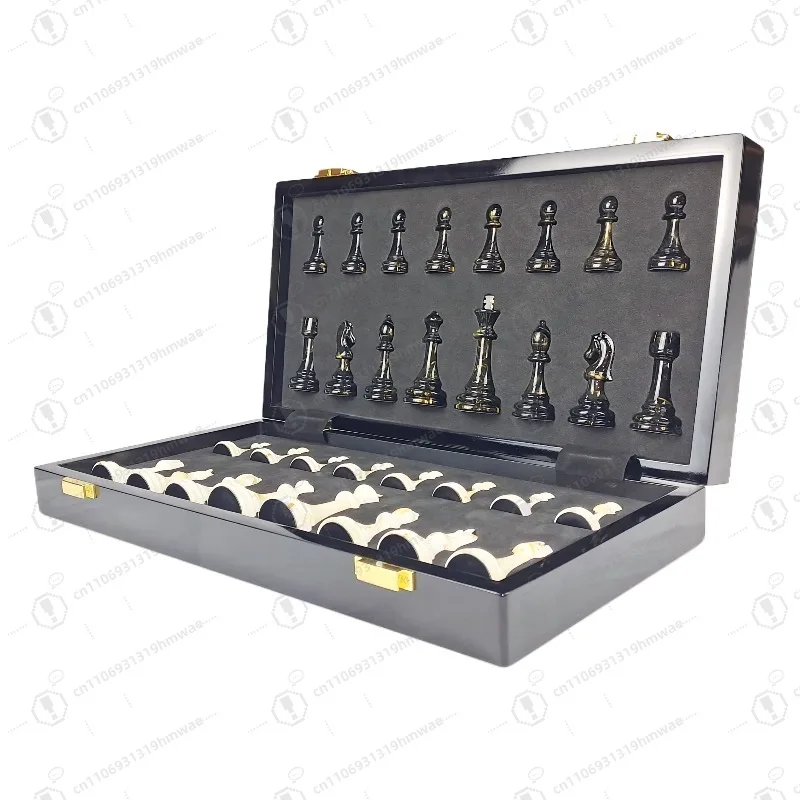 Christmas Gift Top Design Marble Board Game High-end Wooden Chess Game Set