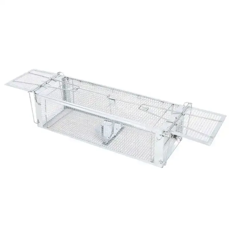 

Mouse Rat Trap Cage Reusable Large Double Entry Mousetrap Rat Spring Cage Trap Control Animal Rodent