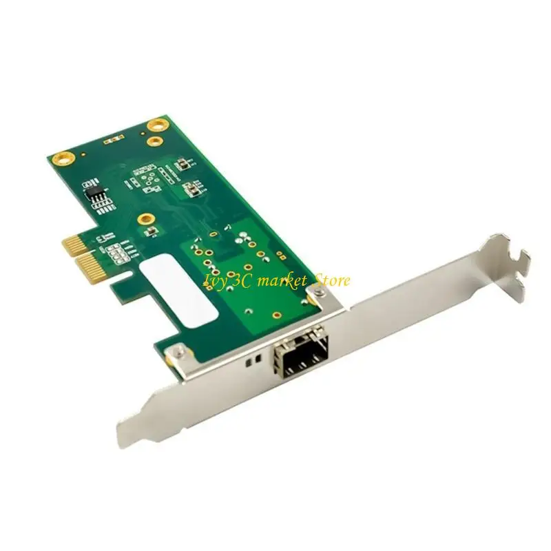 

D7YC EP9660 PCIe Gigabit Ethernet Adapter Fast Rj45 Fiber Optical Networking Card