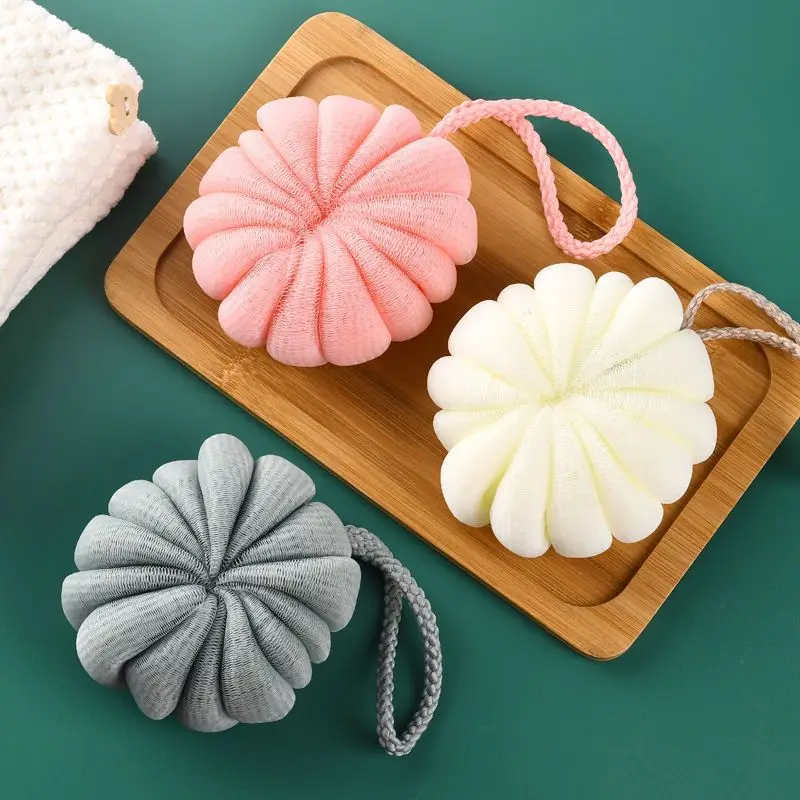 부드러운 메쉬 목욕 볼 바디 클리닝 브러시 샤워 바디 클리닝 각질 제거 마사지 스크러버 목욕 볼 욕실 목욕 용품