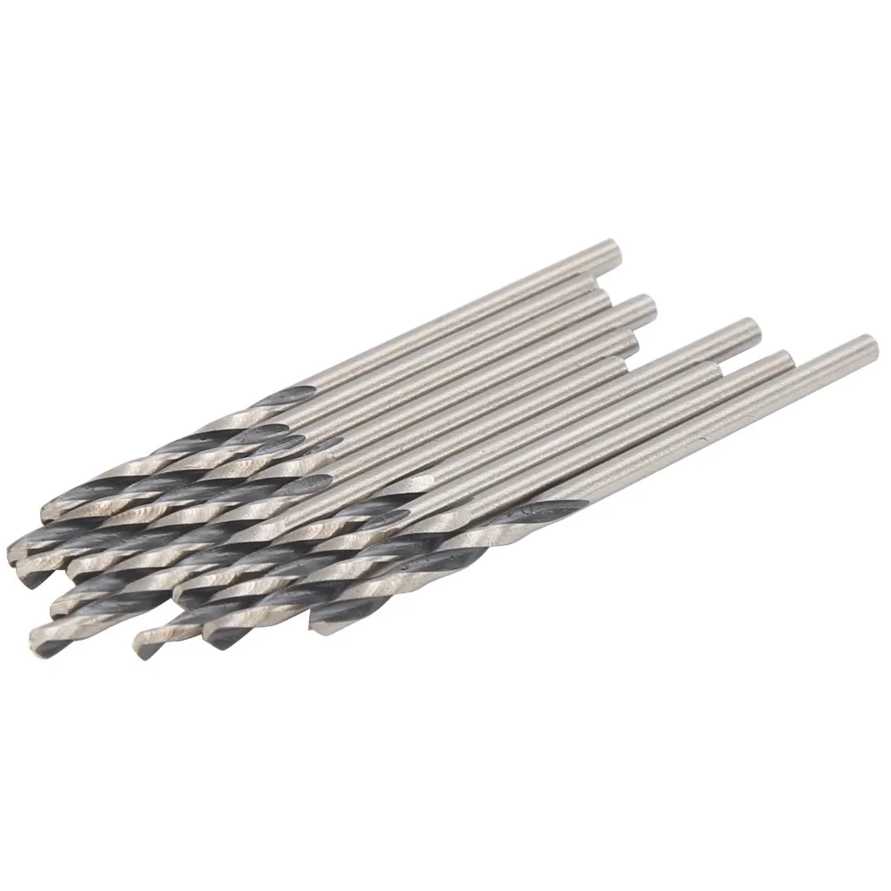 

10pcs Straight Shank Twist Drill Bit Micro Size Small Size Drill Bit Set 1.80mm Diameter/1.0mm Diameter
