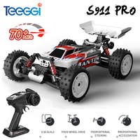 Teeggi S911 PRO 1:16 RC Racing Car 4WD RC CAR 70KM/H High Speed Off-Road Car 2.4G Remote Controller Toy For Children Gifts