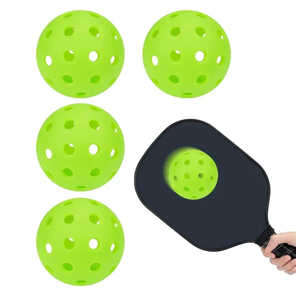 12pcs 7cm/2.76-inch green pickle balls,durable and suitable for indoor and outdoor training and specifically designed