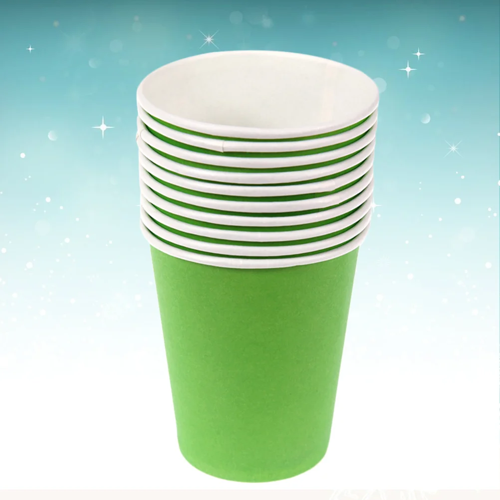 100Pcs Craft Paper Cups Colorful Thicken Kids DIY Art Material for Handmade Projects Creative Games Classroom Decoration