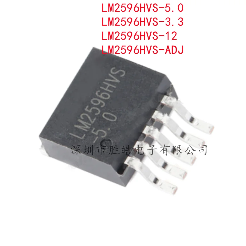 

(5PCS) NEW LM2596HVS-5.0V / LM2596HVS-3.3V / LM2596HVS-12V / LM2596HVS-ADJ TO-263-5 Integrated Circuit