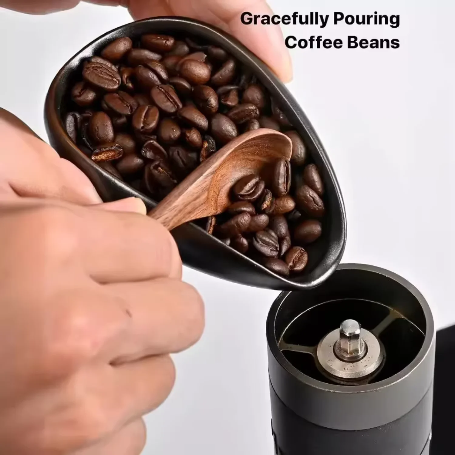 Coffee Beans Dining Cup Ceramic Coffee or Tea Measuring Concourse Trates, Coffee powder Dining Trates Accessories for home use