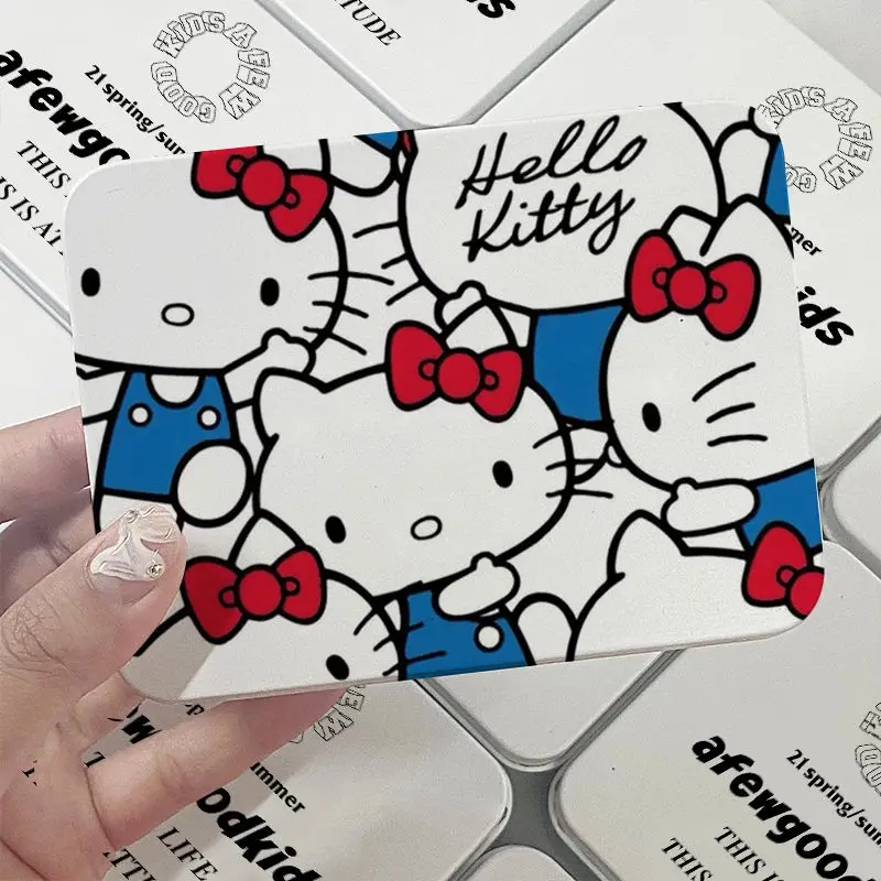 Cute Hello Kitty Sanrio Storage Box Anime Pochacco Student Desktop Kawaii Cartoon Jewelry Hairpin Metal Storage Box Toys Girls