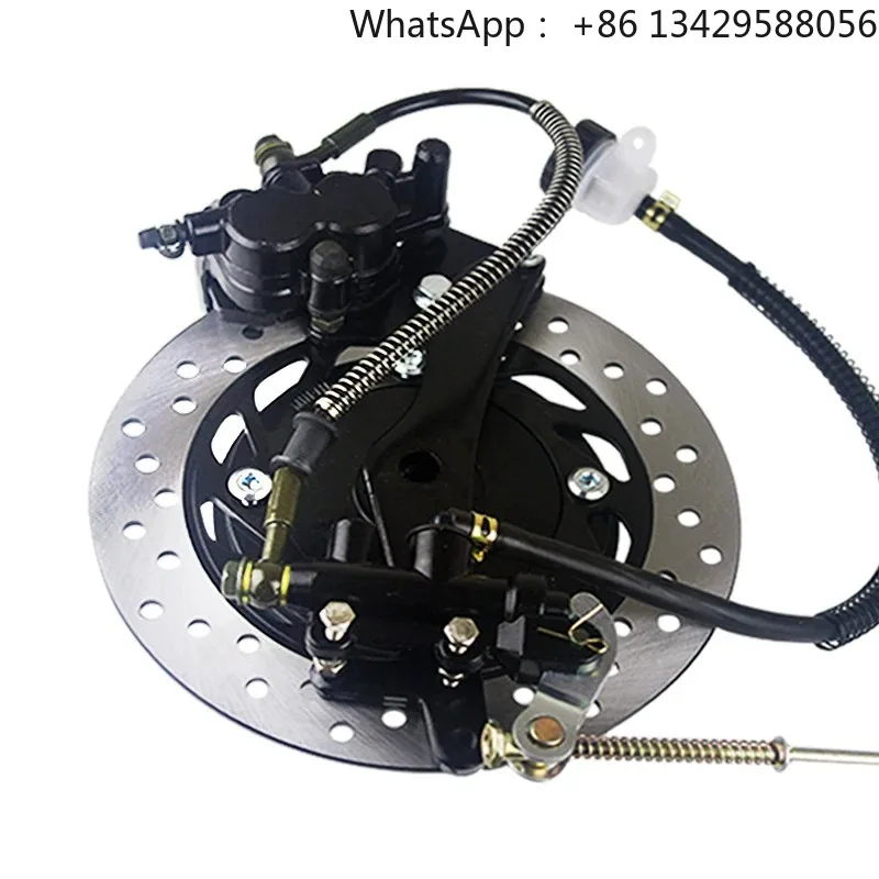 Universal Rear Disc Brake Conversion Kit for Motorcycle Drum Brake Modification Brake Disc Caliper Parts