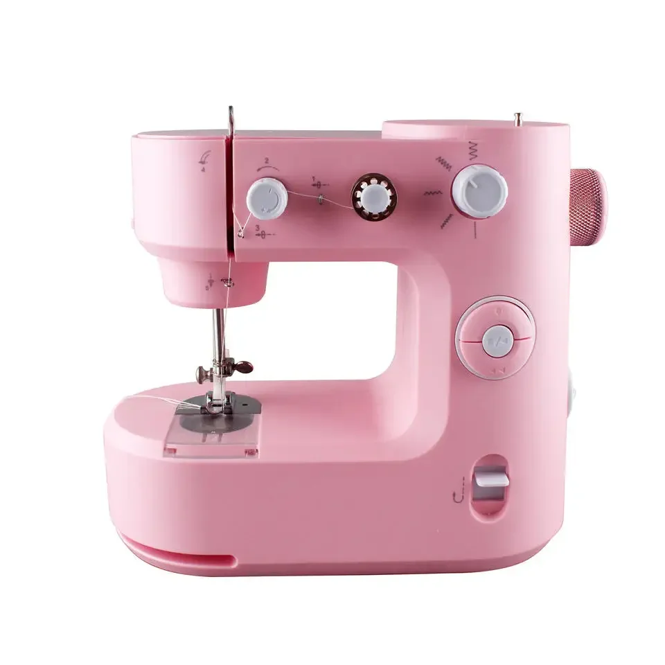 Wholesale Supplier Multifunctional Portable Electric Sewing Machines Mini for Home Use 5 Built-in Stitches and Reverse Sewing