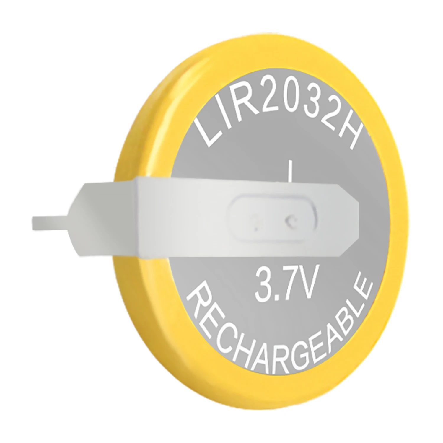 10PACKS EEMB LIR2032H Rechargeable Battery with Solder Tabs 70mah 3.7V Lithium-ion Coin Button Cell Batteries