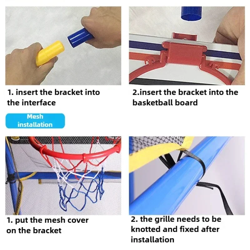 Large Two Player Basketball Board Shooting Machine Kids Toys Parent-Child Interactive Sports Fitness Competition Shooting Set