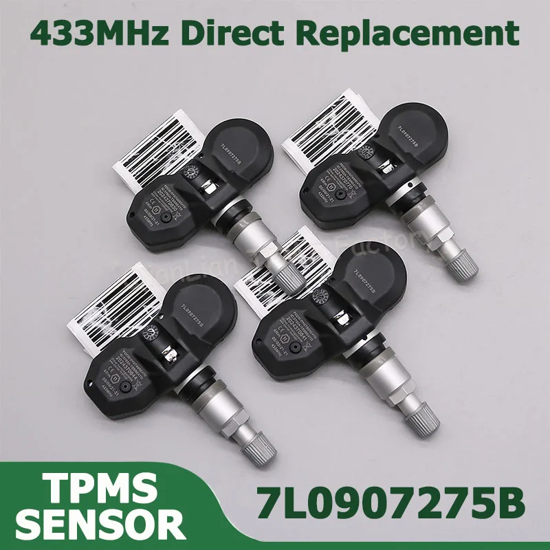 433MHz 7L0907275B Reifensensor für Porsche Cayenne 2002-2006 Auto-Reifendruckkontrollsystem Sensoren Teile TPMS Zubehör