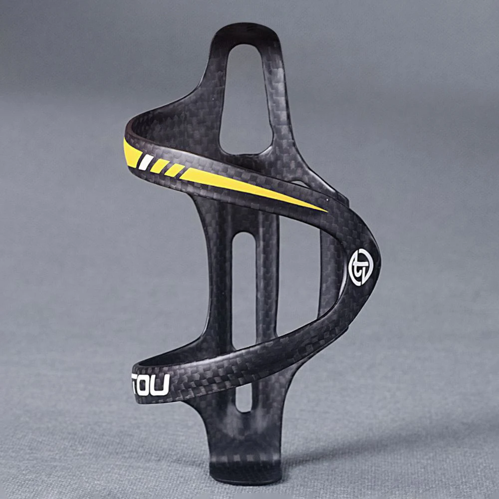 

TOMTOU MTB Road Bicycle Bottle Holder Matte 3K Carbon Water Bottle Cage Bike Bottle Bracket Right Opening Bottle Rack