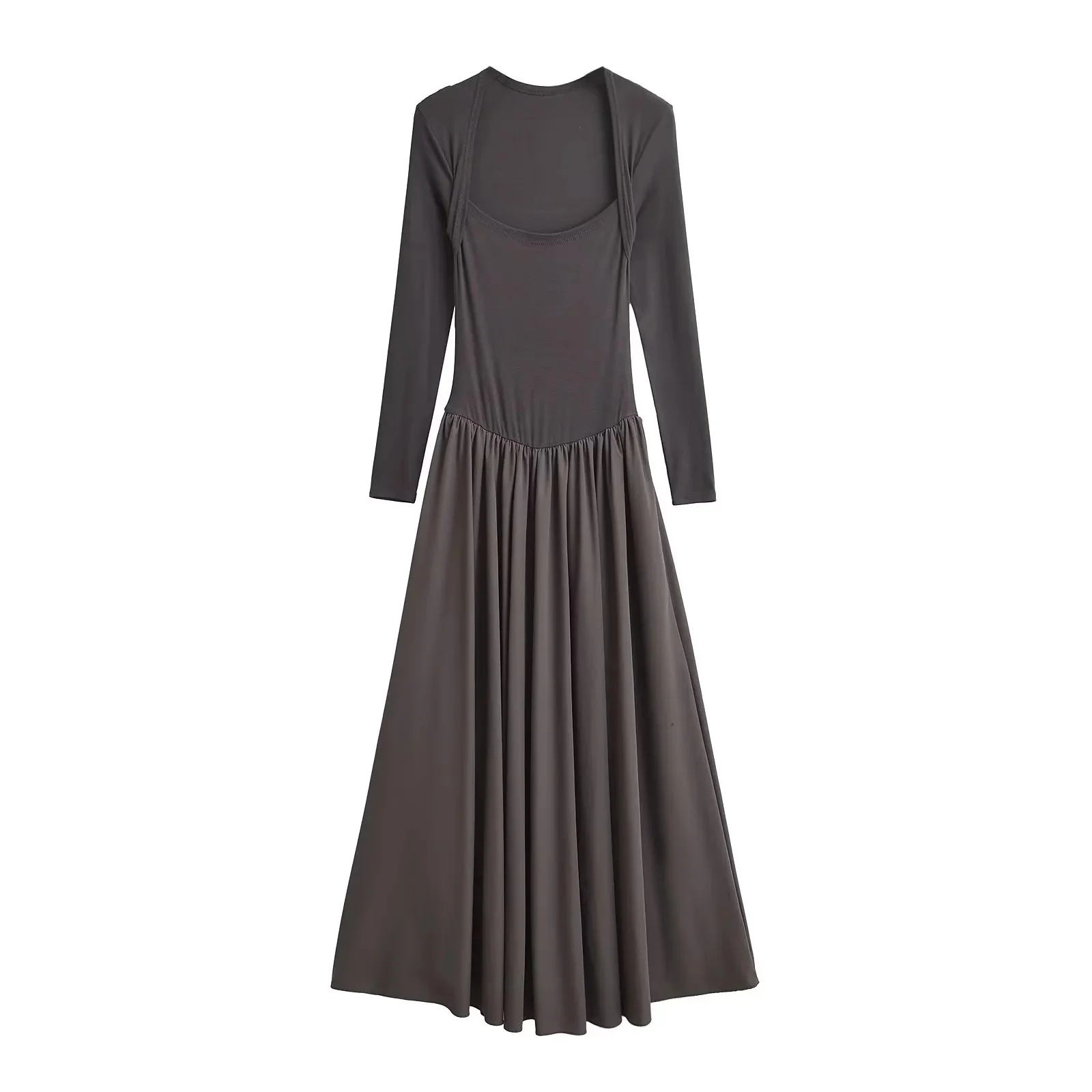Vestido largo de alta calidad para mujer, novedad de 2024