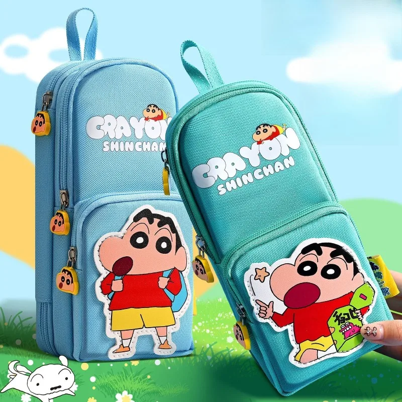 

Hot Shinchan Series Cute Modeling Pencil Case Cartoon Creative Printing High Capacity Stationery Storage Bag Boys and Girls Gift
