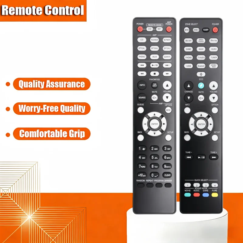 

KL Spot goods RC-1256 RC-1244 RC-1223 Remote Control for Denon AVR-S760H/AVR-X1700H AVR-X6800 AVR-X6800H 800NE Home Theater AV