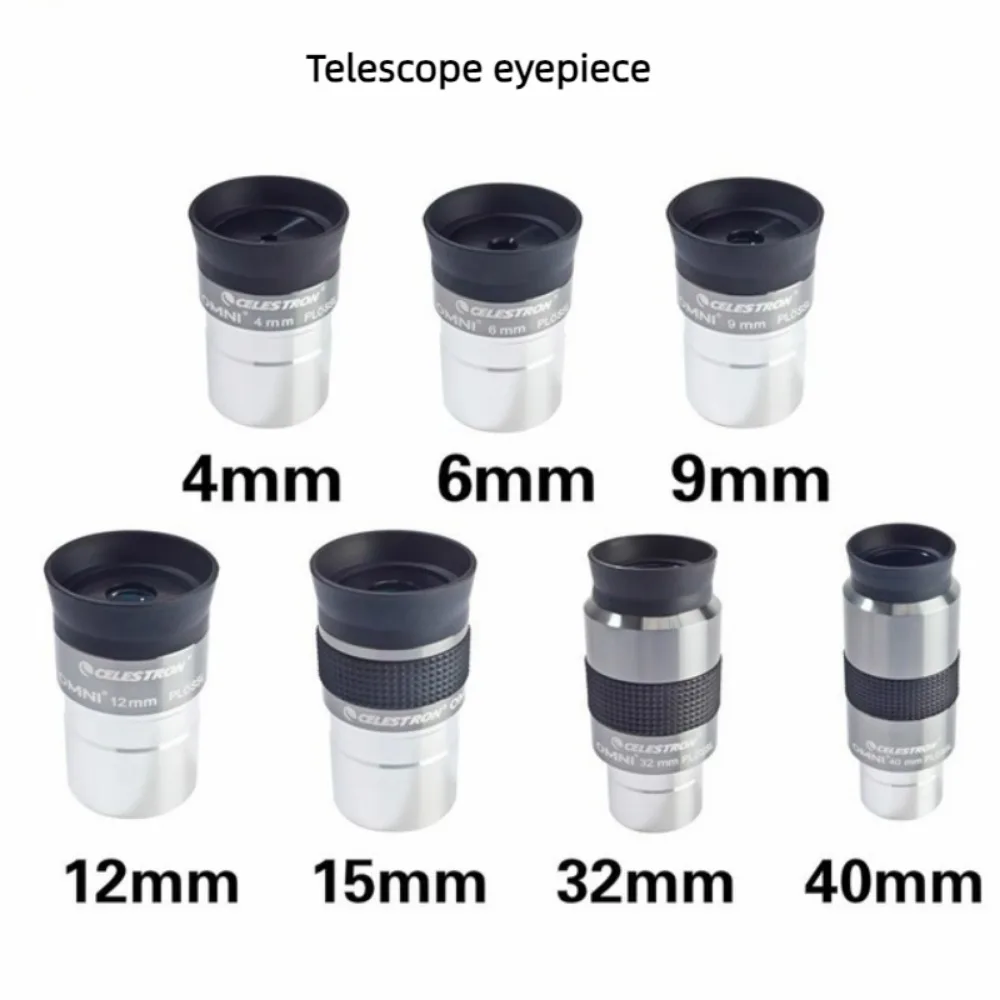 Celestron Telescope Eyepiece Omni 2X Magnifying Lens 4 6 9 12 15 32 40mm Astronomical Telescope Accessory For High Definition