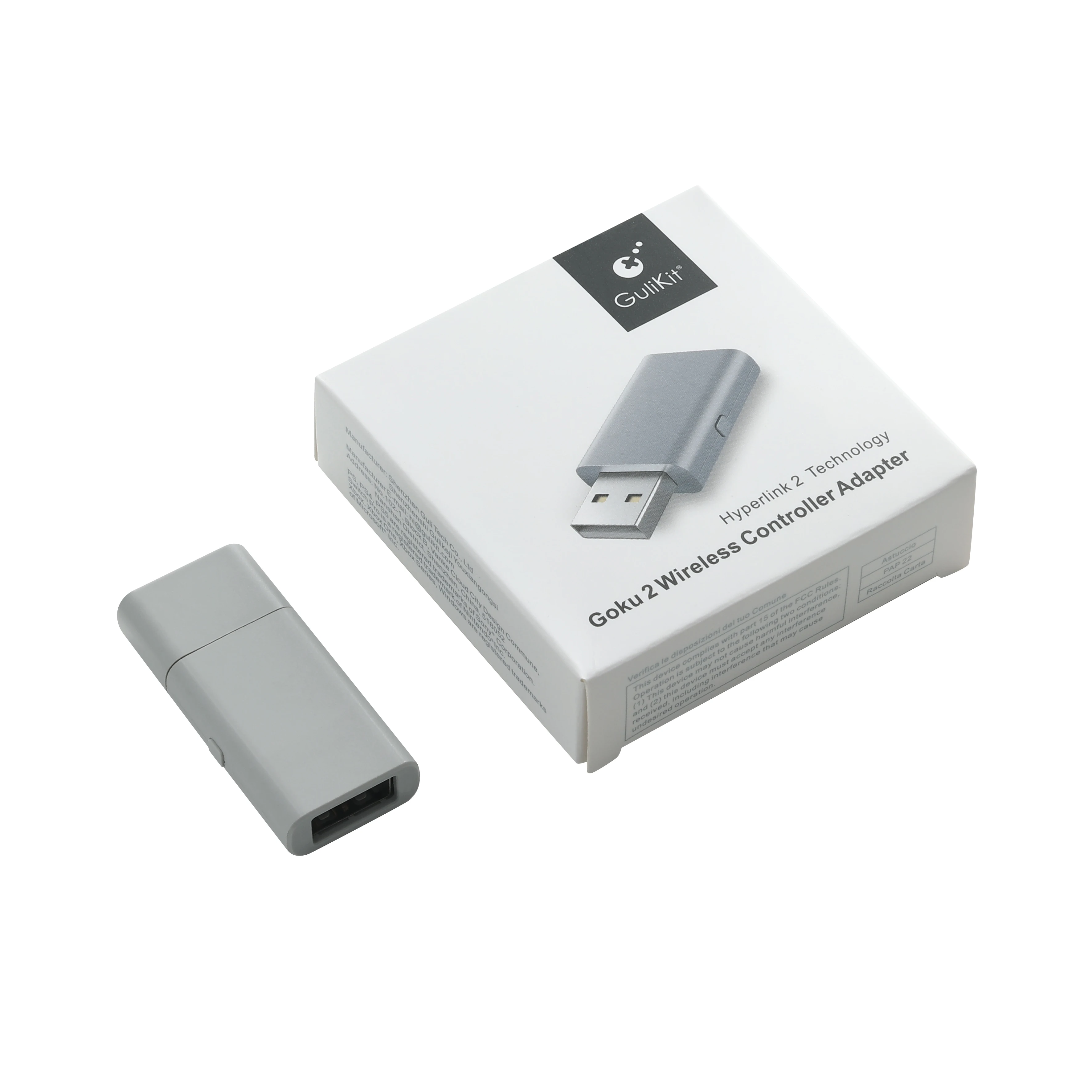Adapter odbiornika bezprzewodowego kontrolera Gulikit Goku 2 do Windows, Switch 1/2, PS4, Android, Xbox Series S/X, Xbox One. — zdjęcie produktu 6